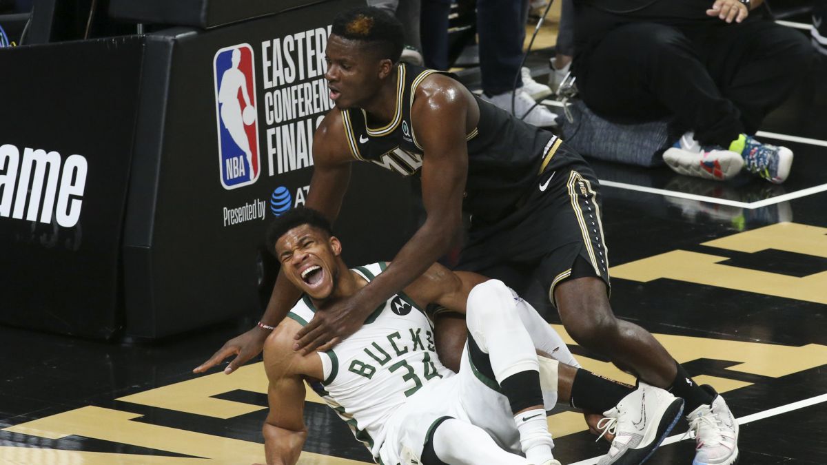 Enésima desgracia: Atlanta gana sin Trae... y Giannis se lesiona