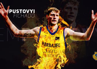 Artem Pustovyi ficha por el Granca tras su paso por el Barça