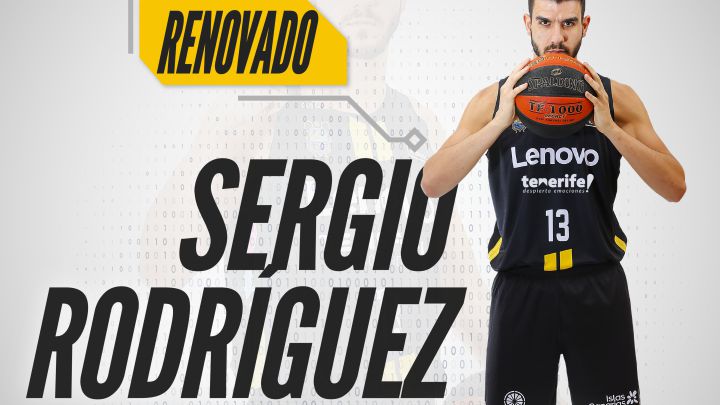Sergio Rodríguez renueva con el Lenovo Tenerife hasta 2023