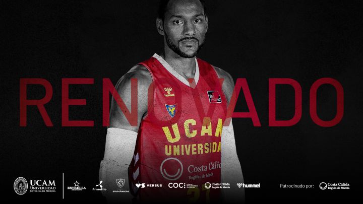 El UCAM anuncia la renovación de su capitán, Sadiel Rojas