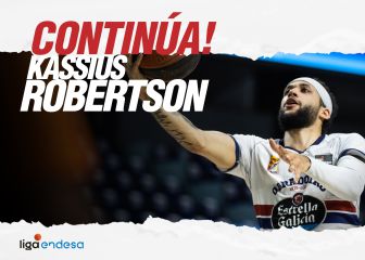 Kassius Robertson seguirá una temporada más en el Obradoiro