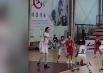 14 años, 2,25 metros de altura y hace esto en la final china: alucinen con esta niña