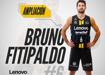 Bruno Fitipaldo seguirá en el Lenovo Tenerife hasta 2024