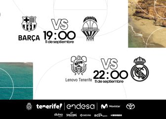 Barça-Valencia y Tenerife-Madrid, por el primer título del año