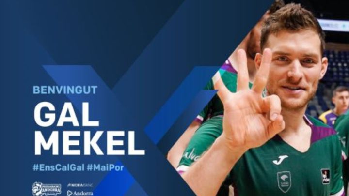 El base israelí Gal Mekel, de 33 años de edad, se ha convertido en el nuevo fichaje del MoraBanc Andorra hasta final de la presente temporada.