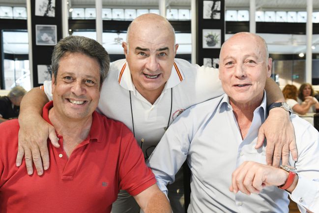 Carmelo Cabrera, Vicente Ramos y Juan Antonio Corbalán.