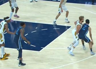 El partido de Aldama ante Sabonis: rozó el doble-doble