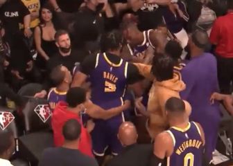 El escándalo que remece a la NBA: dos estrellas de los Lakers pelean en pleno partido