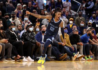 Ja Morant la vuelve a liar en el hogar de Stephen Curry