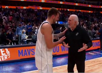 Fue tan loco el final de partido de Luka que Popovich salió a por él