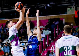 El Unicaja naufraga en Andorra y se complica la Copa del Rey