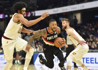 Ricky no anota, pero los Cavs prolongan la agonía de Lillard