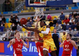 El debilitado Gran Canaria se da un festín ante el Bourg-en-Bresse