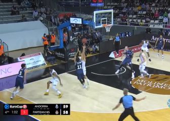 Resumen del Morabanc Andorra vs. Partizian de la Eurocup