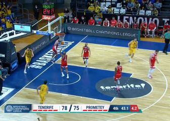 Ajustado triunfo del CB Canarias ante el Prometey