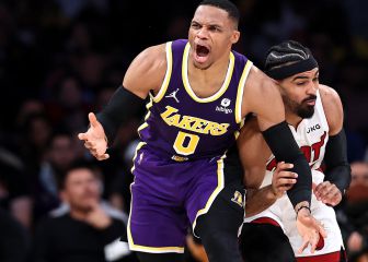 Russell Westbrook ruge y los Lakers recuperan el orgullo