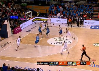 Barbaridad de triple de Heurtel para dar la victoria al Real Madrid