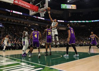 Resumen de lo mejor de la noche en la NBA: exhibición de Giannis contra los Lakers