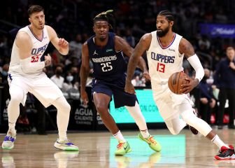 Paul George sofoca la rebelión de unos Mavericks sin Luka Doncic