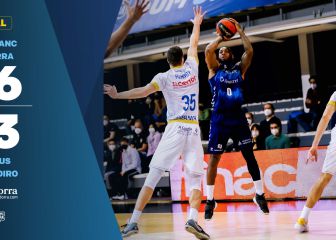 El Andorra ahoga al Obradoiro en el tramo posterior al descanso