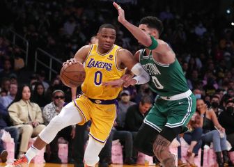 Westbrook saca el tapabocas