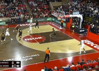 ¡En la segunda prórroga y con un partido ardiendo! El triplazo que dio alas al Madrid en Mónaco