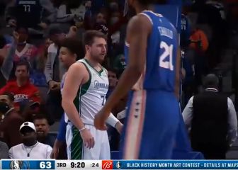 Esto de Doncic es una barbaridad incluso para él y si no, miren su reacción...