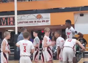 Está en el equivalente a 6º de primaria, mide 1,96 y tiene a Twitter loco: este vídeo lleva 2,3M