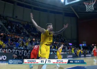 El Tenerife doblega al Rytas