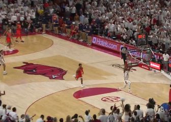 Es la universidad, ganan al mejor de su liga y sucede esto en la cancha: de locos