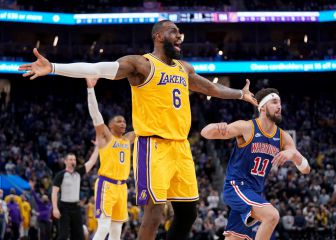 LeBron hace historia y los Lakers pierden ante los Warriors