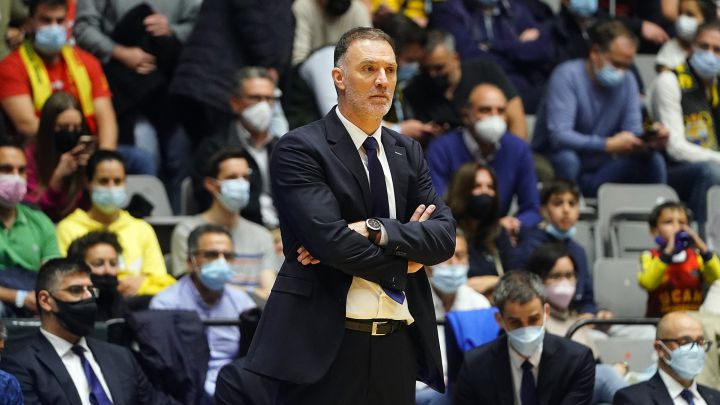 El entrenador del Breogán, Veljko Mršić, valora la derrota de su equipo ante el Real Madrid en los cuartos de final de la Copa del Rey 2022, celebrada en Granada.