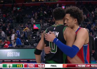 Los Celtics vencen a los Pistons con final polémico