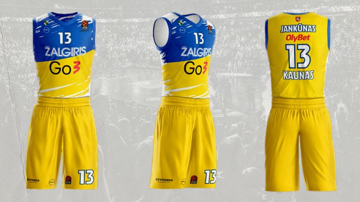 El Zalgiris vestirá los colores de Ucrania ante el Barça