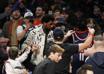 Surrealismo Irving: de público sin mascarilla, sí; de jugador, no