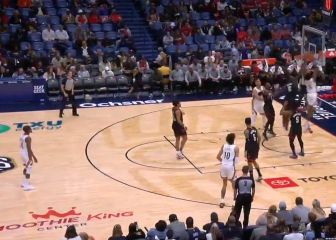 25 partidos después vuelve Garuba y hace esto: un póster para colgar