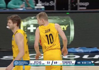 El Tenerife barre al Rytas y asegura el primer puesto