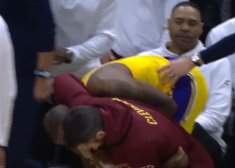 LeBron le hundió con este matazo en la cara y reacciona así: atentos