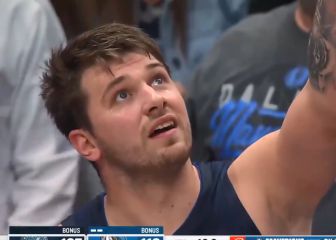 Doncic amaga con lanzar la toalla a los árbitros después de una jugada polémica a 10