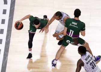 El Unicaja remonta trece puntos al Bilbao Basket y termina arrollando