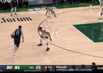 Doncic deja alucinada a la NBA con esta jugada ante el mismo Antetokounmpo