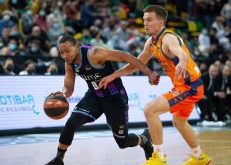 El Valencia Basket tropieza ante un sorprendente Bilbao Basket