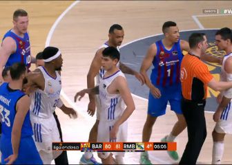 La caliente tangana en el Clásico que ha acabado con Mirotic y Abalde en los vestuarios