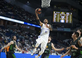 El Madrid bate a la Penya en un pulso clave para ser segundo