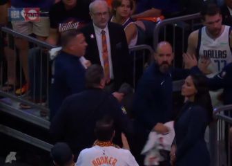 Doncic pierde los papeles y se encara con un fan de los Suns