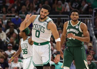 Una noche de leyenda de Tatum mantiene con vida a los Celtics