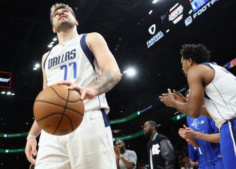 Guiño de LeBron a Doncic