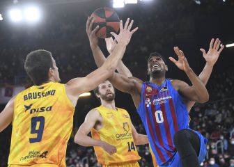 Sufrida victoria del Barça en su estreno en el Playoff