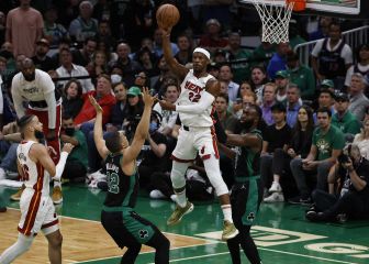Jimmy Butler salva la vida de los Heat con un recital en el Garden