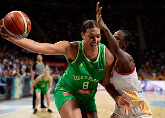Un escándalo racista salpica a la pívot australiana Liz Cambage